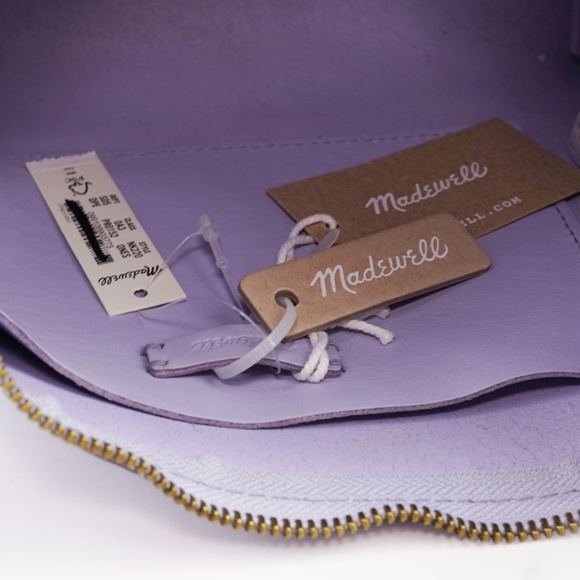 New MADEWELL The Leather Carabiner Crossbody Sling Bag in Distant Peri - Picture 10 of 10